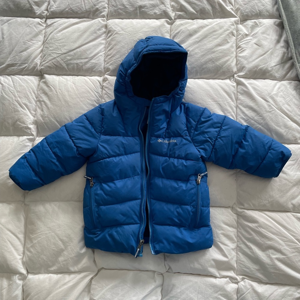 Columbia baby hooded puffy coat